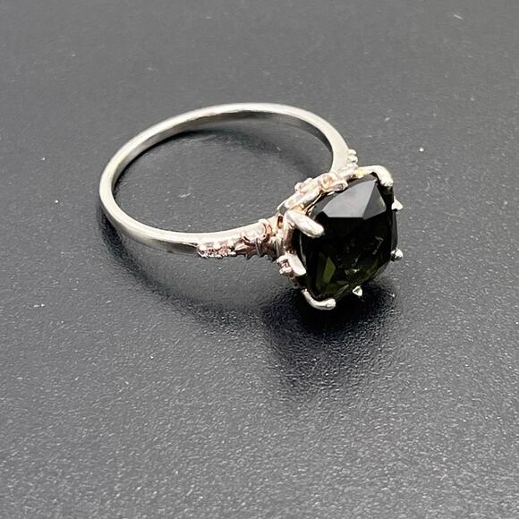 FJ Fragrant Jewels Sterling Silver 
Collectors Wicked Fairy Green Ring 9.25 New - Picture 1 of 7